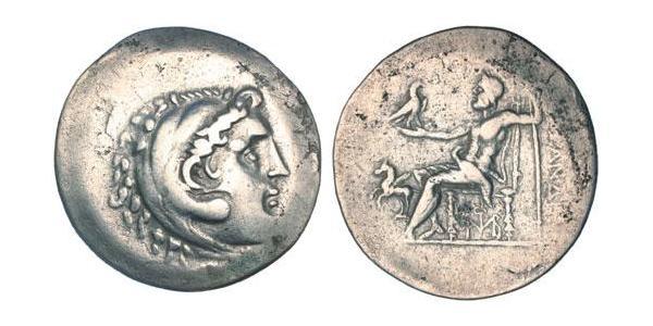  Tetradrachm Macedonian Kingdom (800BC-146BC) Silver Alexander III of Macedon (356BC-323BC)