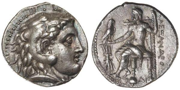  Tetradrachm Macedonian Kingdom (800BC-146BC) Silver Alexander III of Macedon (356BC-323BC)