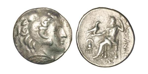  Tetradrachm Macedonian Kingdom (800BC-146BC) Silver Alexander III of Macedon (356BC-323BC)