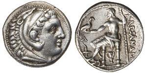  Tetradrachm 馬其頓王國 (808 BC - 168 BC) 銀 亚历山大大帝 (356BC-323BC)