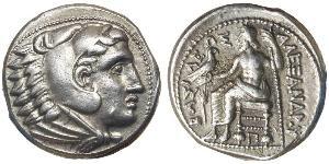  Tetradrachm 馬其頓王國 (808 BC - 168 BC) 銀 亚历山大大帝 (356BC-323BC)