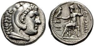  Tetradrachm 馬其頓王國 (808 BC - 168 BC) 銀 亚历山大大帝 (356BC-323BC)