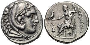  Tetradrachm 馬其頓王國 (808 BC - 168 BC) 銀 亚历山大大帝 (356BC-323BC)