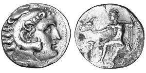  Tetradrachm 馬其頓王國 (808 BC - 168 BC) 銀 亚历山大大帝 (356BC-323BC)