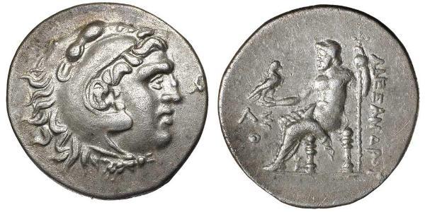  Tetradrachm 馬其頓王國 (808 BC - 168 BC) 銀 亚历山大大帝 (356BC-323BC)