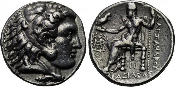  Tetradrachm 馬其頓王國 (808 BC - 168 BC) 銀 亚历山大大帝 (356BC-323BC)