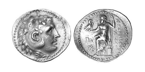  Tetradrachm 馬其頓王國 (808 BC - 168 BC) 銀 亚历山大大帝 (356BC-323BC)