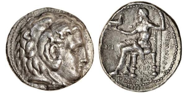  Tetradrachm 馬其頓王國 (808 BC - 168 BC) 銀 亚历山大大帝 (356BC-323BC)