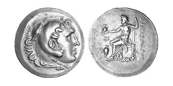  Tetradrachm 馬其頓王國 (808 BC - 168 BC) 銀 亚历山大大帝 (356BC-323BC)