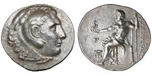  Tetradracma Reino de Macedonia (800BC-146BC) Plata Alejandro III de Macedonia (356BC-323BC)