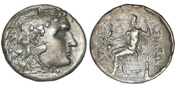  Tetradracma Reino de Macedonia (800BC-146BC) Plata Alejandro III de Macedonia (356BC-323BC)