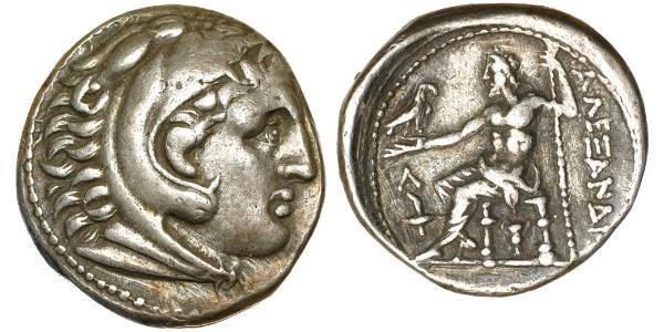  Tetradracma Reino de Macedonia (800BC-146BC) Plata Alejandro III de Macedonia (356BC-323BC)