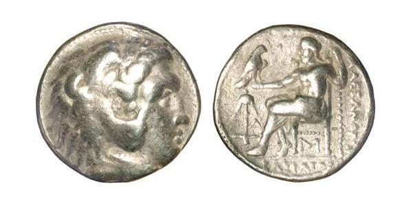  Tetradracma Reino de Macedonia (800BC-146BC) Plata Alejandro III de Macedonia (356BC-323BC)