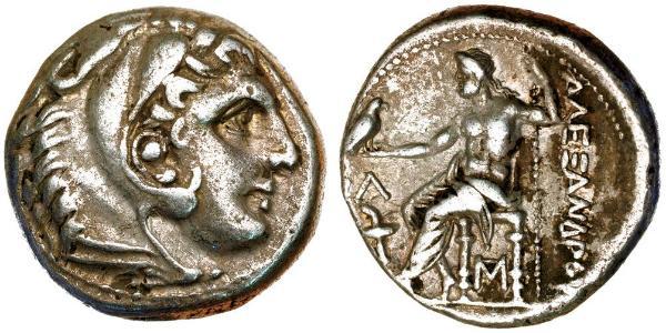  Tetradracma Reino de Macedonia (800BC-146BC) Plata Alejandro III de Macedonia (356BC-323BC)