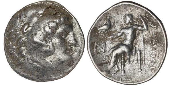  Tetradracma Reino de Macedonia (800BC-146BC) Plata Alejandro III de Macedonia (356BC-323BC)