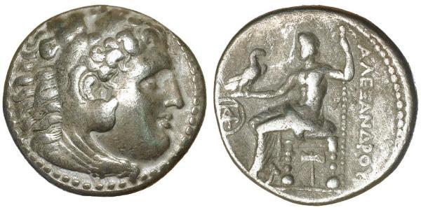  Tetradracma Reino de Macedonia (800BC-146BC) Plata Alejandro III de Macedonia (356BC-323BC)