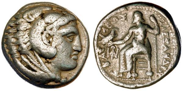  Tetradracma Reino de Macedonia (800BC-146BC) Plata Alejandro III de Macedonia (356BC-323BC)