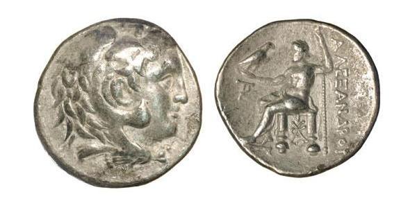  Tetradracma Reino de Macedonia (800BC-146BC) Plata Alejandro III de Macedonia (356BC-323BC)