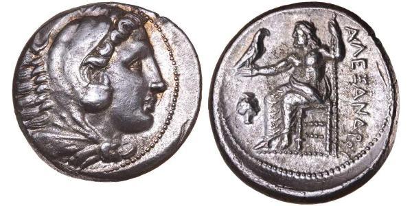 Tetradracma Reino de Macedonia (800BC-146BC) Plata Alejandro III de Macedonia (356BC-323BC)