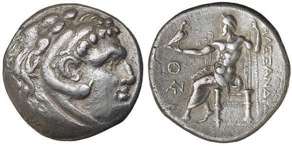  Tetradracma Reino de Macedonia (800BC-146BC) Plata Alejandro III de Macedonia (356BC-323BC)