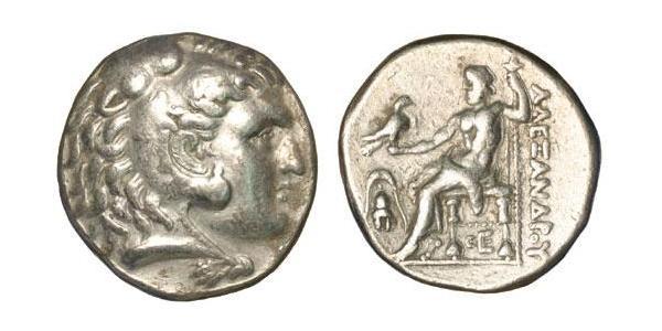  Tetradracma Reino de Macedonia (800BC-146BC) Plata Alejandro III de Macedonia (356BC-323BC)