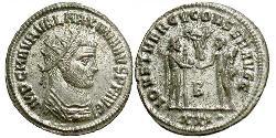  Tetradramma Impero romano (27BC-395)  Massimiano (250-310)