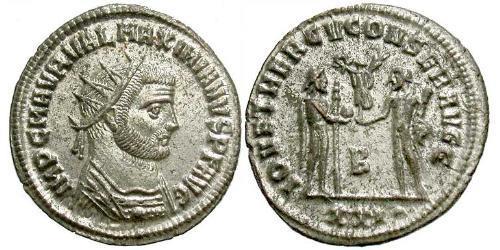  Tetradramma Impero romano (27BC-395)  Massimiano (250-310)