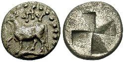  Tetrobol Стародавня Греція (1100BC-330) Срібло 