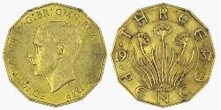  Threepence Regno Unito (1922-)  Edoardo VIII (1894-1972)