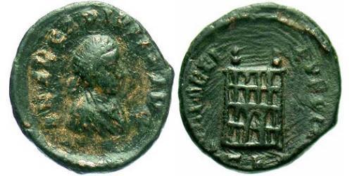  Tremissis Weströmisches Reich (285-476) Bronze Arcadius (377-408)