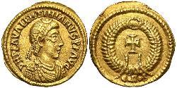  Tremissis Weströmisches Reich (285-476) Gold Valentinian III (419-455)