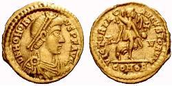  Tremissis  Western Roman Empire (285-476) 金 Honorius  (384-423)