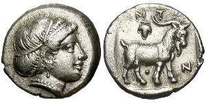  Trihemiobol Antigua Grecia (1100BC-330) Plata 