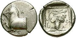  Triobol Antigua Grecia (1100BC-330) Plata 