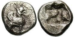  Triobol Древняя Греция (1100BC-330) Серебро 