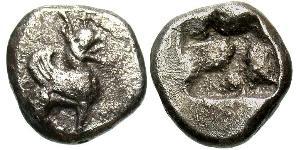 Triobol Стародавня Греція (1100BC-330) Срібло 