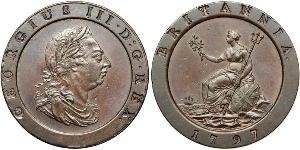  Twopence Kingdom of Great Britain (1707-1801) Copper George III (1738-1820)