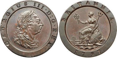  Twopence Kingdom of Great Britain (1707-1801) Copper George III (1738-1820)