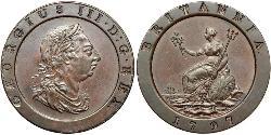  Twopence Regno Unito di Gran Bretagna (1707-1801) Rame Giorgio III (1738-1820)