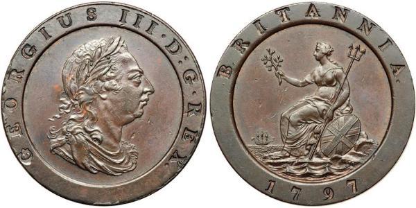  Twopence Королівство Великобританія (1707-1801) Мідь Георг III (1738-1820)