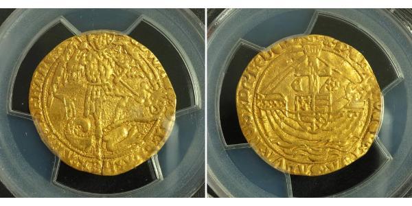  Ангел Королевство Англия (927-1649,1660-1707) Золото Эдуард IV (1442-1483)