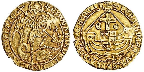  Ангел Королевство Англия (927-1649,1660-1707) Золото Эдуард IV (1442-1483)