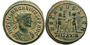  Антониниан Римская империя (27BC-395) Бронза Карин (257-285)