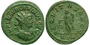  Антониниан Римская империя (27BC-395) Бронза Карин (257-285)