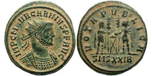  Антониниан Римская империя (27BC-395) Бронза Карин (257-285)