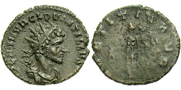  Антониниан Римская империя (27BC-395) Бронза Квинтилл (220-270)