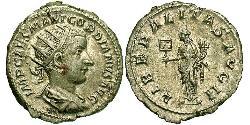  Антониниан Римская империя (27BC-395) Серебро Гордиан III(225-244)