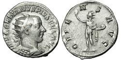 Антониниан Римская империя (27BC-395) Серебро Гордиан III(225-244)