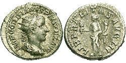  Антониниан Римская империя (27BC-395) Серебро Гордиан III(225-244)