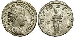  Антониниан Римская империя (27BC-395) Серебро Гордиан III(225-244)